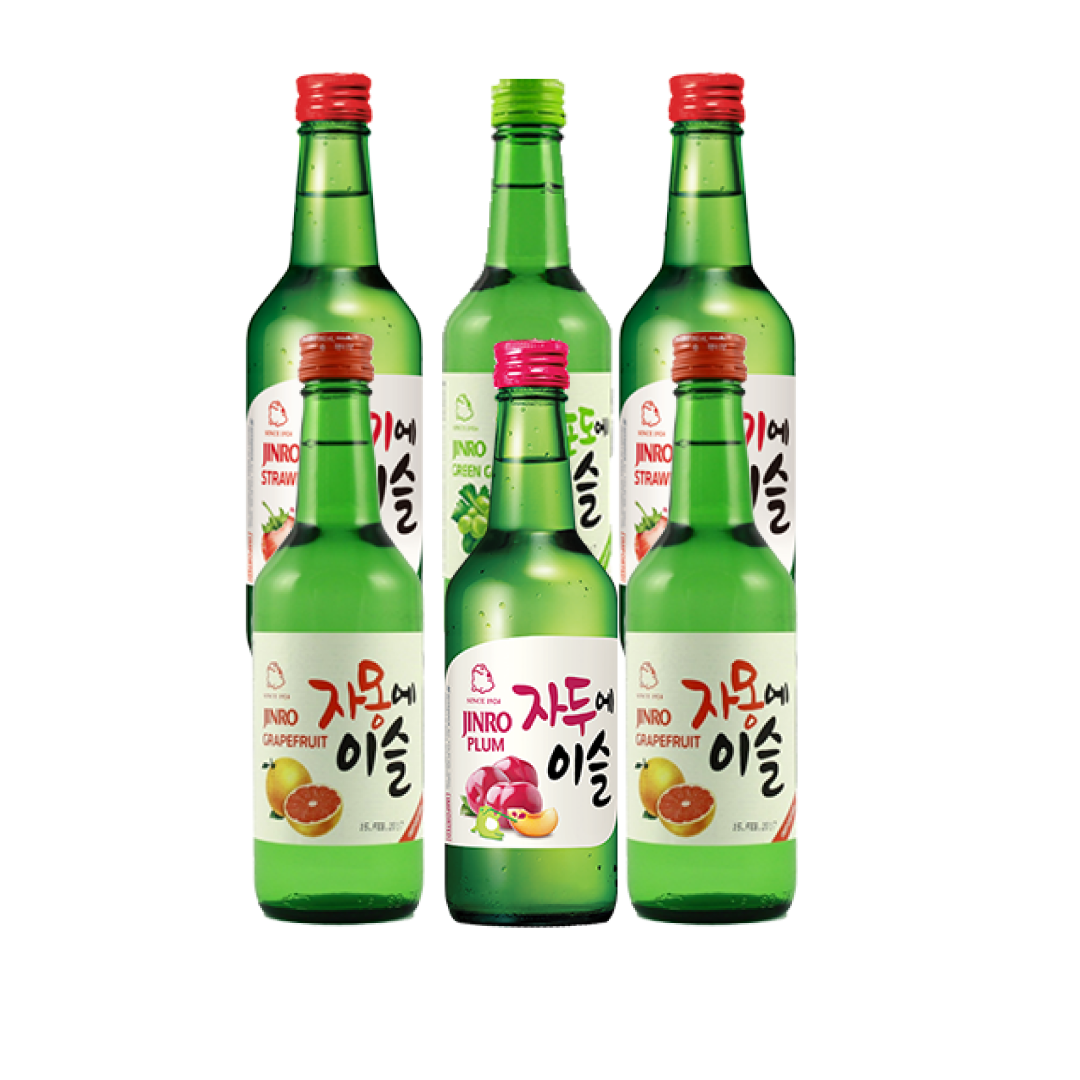 Jinro Flavoured Soju Bundle Of 6 – Alcohol Express