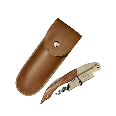 Wine Opener w/ Leather Cover