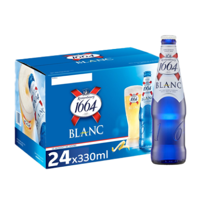 Kronenbourg 1664 Blanc - 24 x 330ml – Alcohol Express